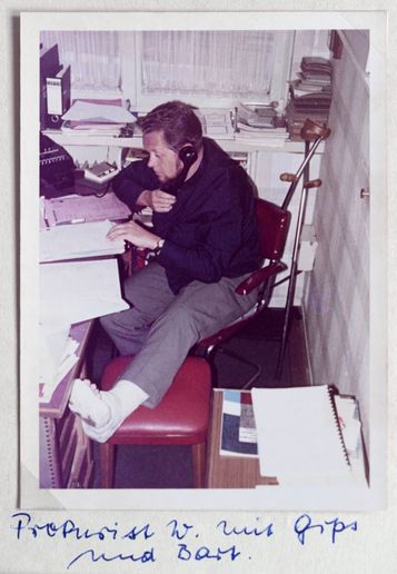 Jan-Dirk Wilhelms im Büro