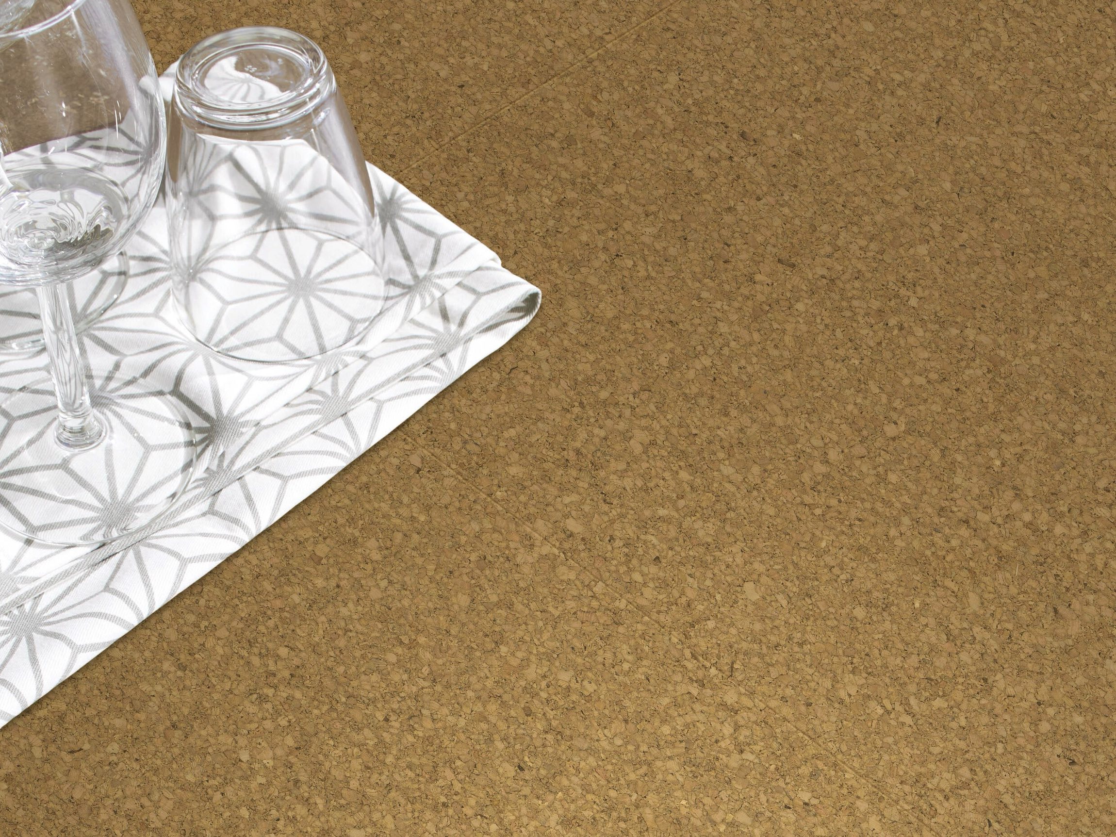 Korkboden mit natürlicher Struktur 