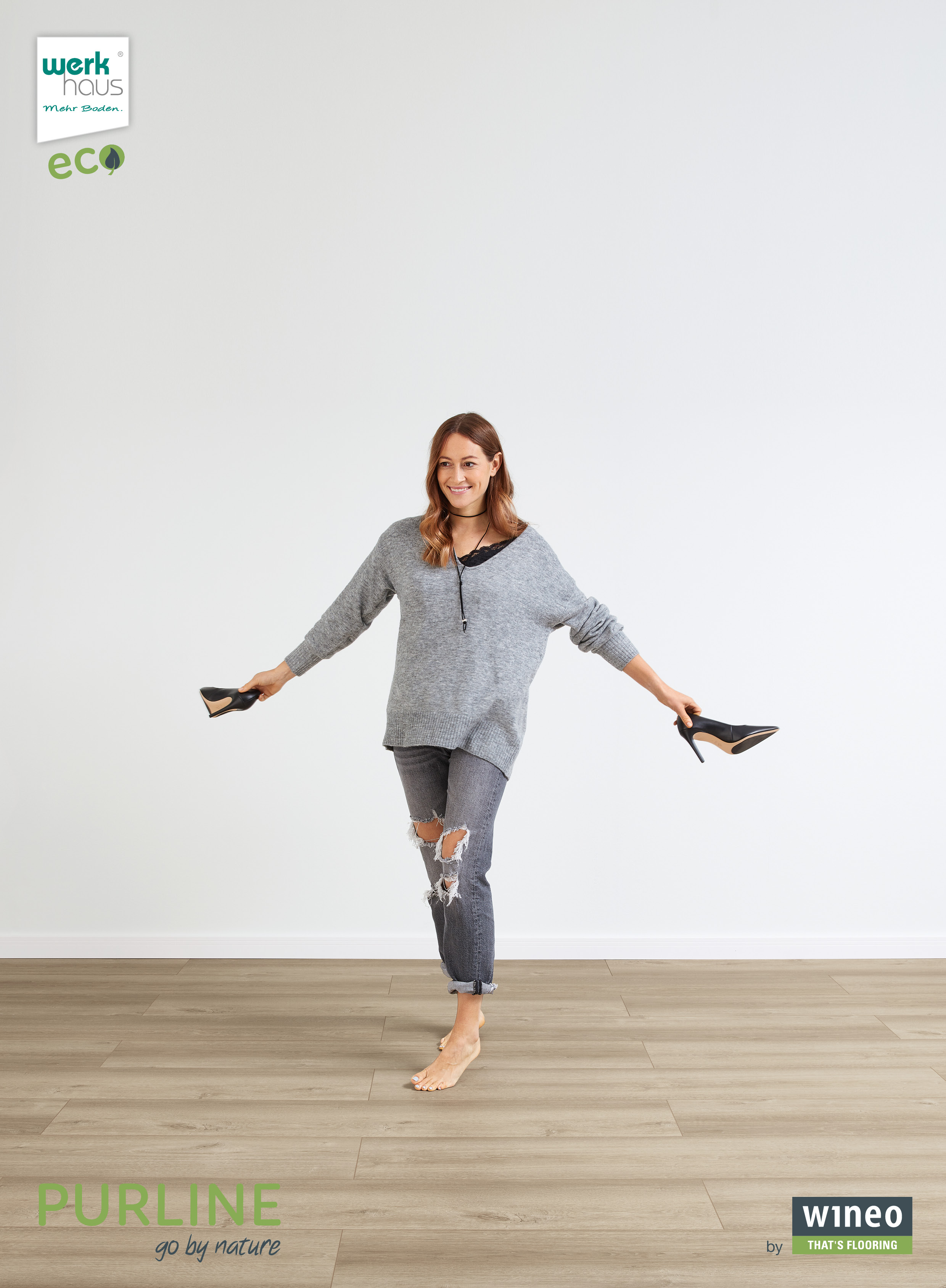Purline Bioboden in moderner Raumgestaltung