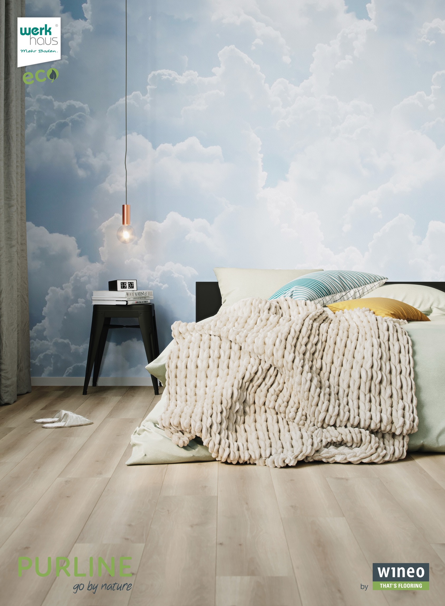 Purline Bioboden in moderner Raumgestaltung