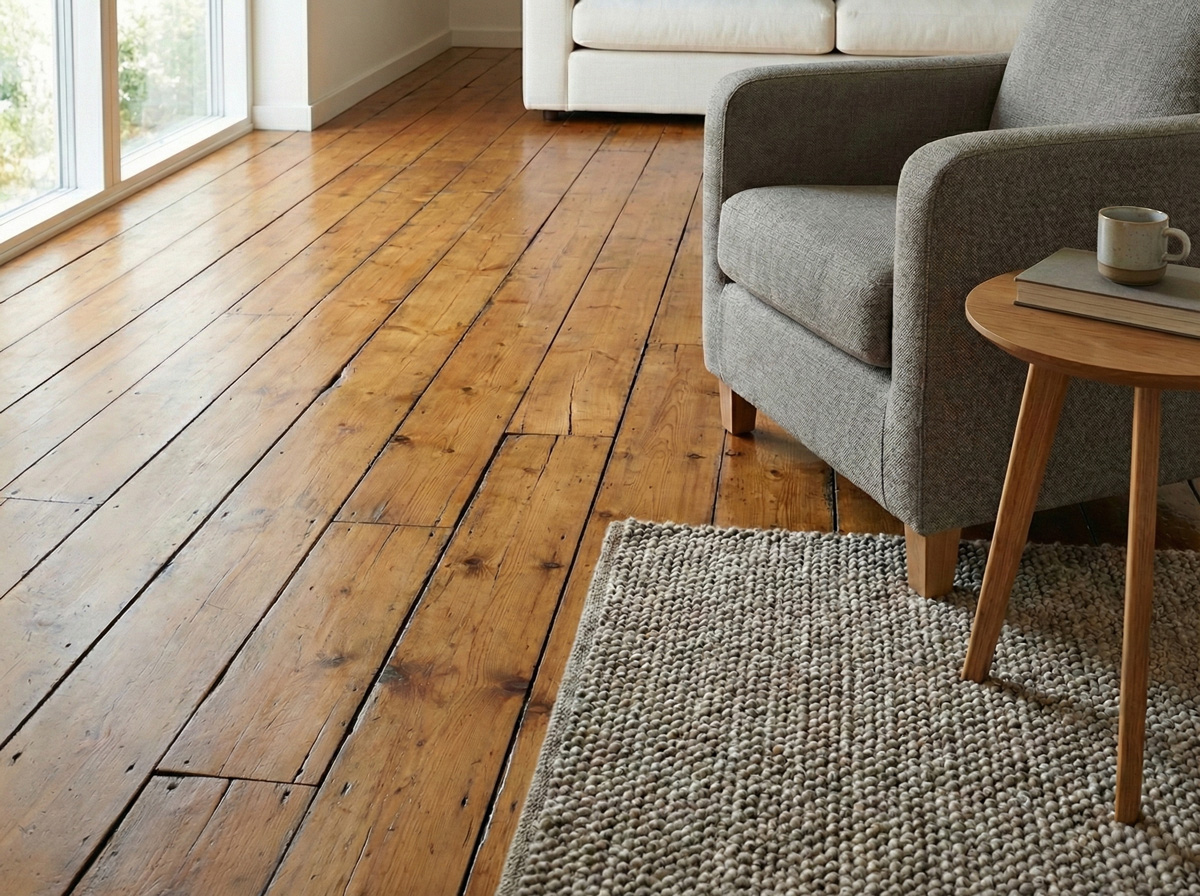 Dielenboden in renoviertem Altbau