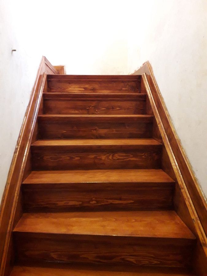 Professionelle Parkett-Aufarbeitung: Eiche Massivparkett und Holzdielen geschliffen, antikfarbig geölt und lackiert-14