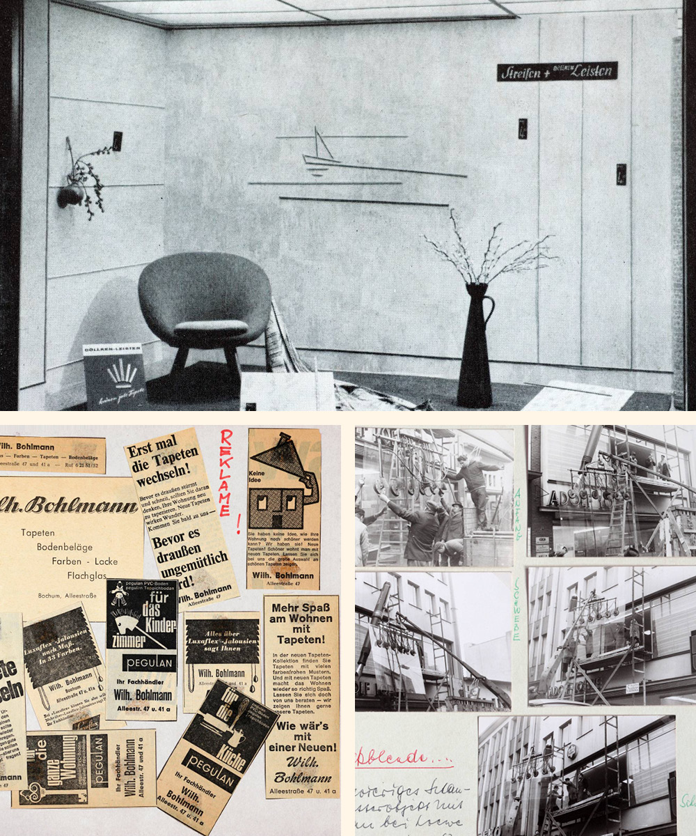 Einblick in die Bildergalerie mit historischen Projekten