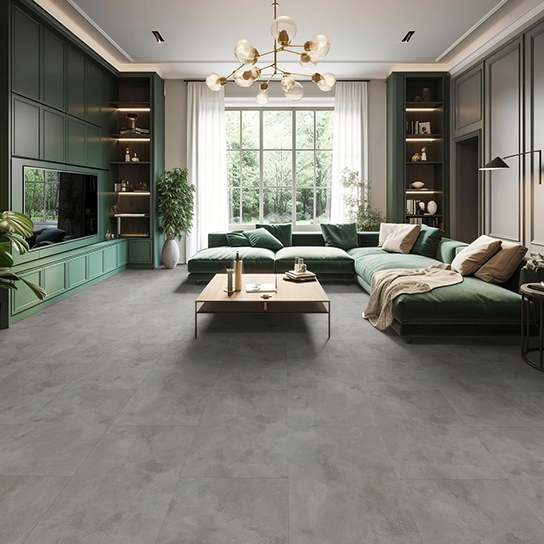 Renovierungsprojekt mit neuen Bodenbelägen