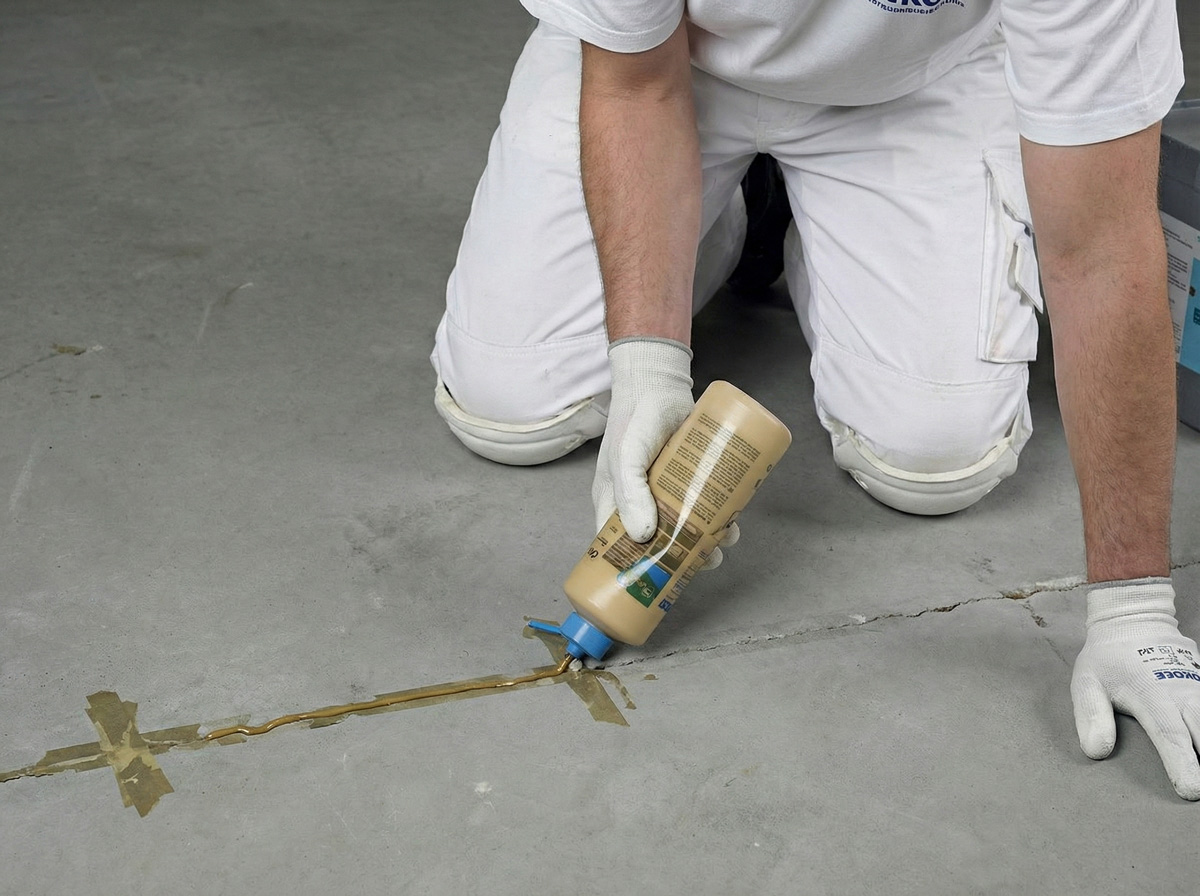 Untergrundsanierung für neue Bodenverlegung